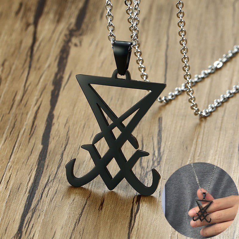 Lucifer Satanic Pendant Necklace