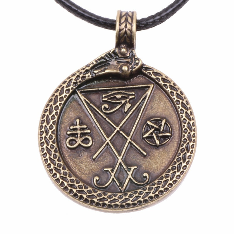 Pendant Necklace Lucifer Sigil Church of Satan