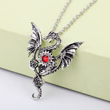 Necklace Dragon Gothic Jewelry