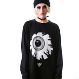 Funny Unisex Sweatshirts Eye Oversized