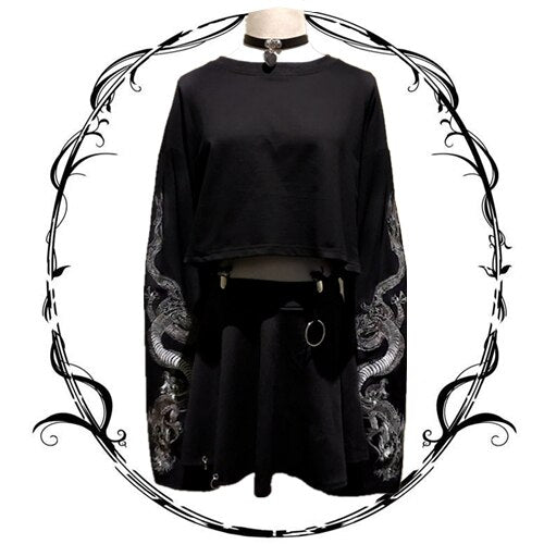 Dragon Embroidery Long Sleeve