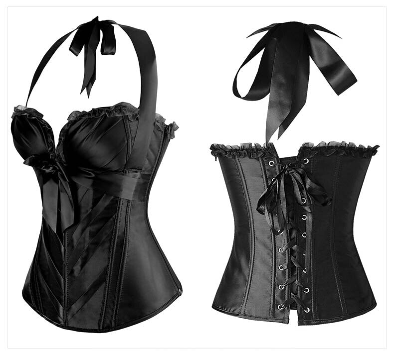 Retro Black Bustier Bodyshaper