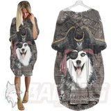 Pirate Husky HUK-0014 Batwing Pocket Dress