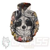 Husky Top Hat HUK-0015 Zip-up Hoodies