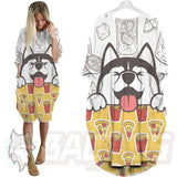 Happy Husky HUK-0016 Batwing Pocket Dress