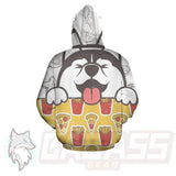 Happy Husky HUK-0016 Zip-up Hoodies