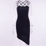 Gothic Slim Backless Dress Straps