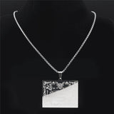 Witchcraft Ouija Board Stainless Steel Necklace
