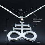 Stainless Steel Necklaces Silver Color