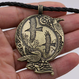 Raven Crow Amulet Viking Necklace