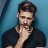 Retro Vintage Gothic Black Stainless Steel Rings - A2255800851401430