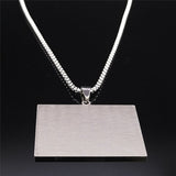 Witchcraft Ouija Board Stainless Steel Necklace