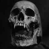 Vintage Gothic Vampire Skull