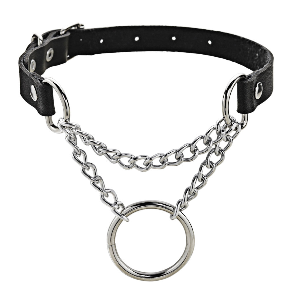 Gothic Choker  PU Leather Chain