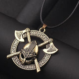 Viking Amulet Tree of Life Moon Pentagram Pendant Necklace