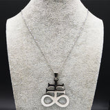 Stainless Steel Necklaces Silver Color
