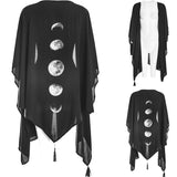 Gothic Asymmetrical Cardigan Cape