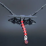 Gothic Bat Stainless Steel Chain Necklace