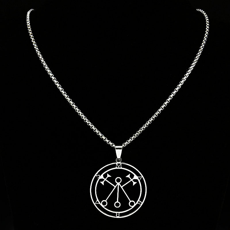 Necklace Marbas Lazer Key Baphomet Seal