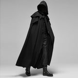 Medieval Men Knight Pirate Cloak, Gothic Retro Hooded Cloak, Capes Long Robes, Jackets Carnival Halloween Cosplay Costumes A-3256802974091188