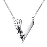 Viking Nordic Amulet Necklace Stainless Steel