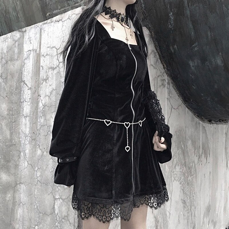 Vintage Lace Long Sleeve Dress