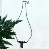 Raw Purple Pendant Jewellery