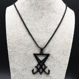 Church of Satan Stainless Steel Statement Necklace
