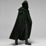 Medieval Men Knight Pirate Cloak, Gothic Retro Hooded Cloak, Capes Long Robes, Jackets Carnival Halloween Cosplay Costumes A-3256802974091188