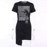 Gothic Punk  Patchwork Dress