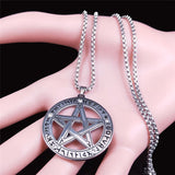 Rune Alphabet Pentacle Pentagram Viking Necklaces