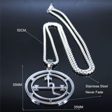 Demon Seal Necklace Satan Lilith Necklaces
