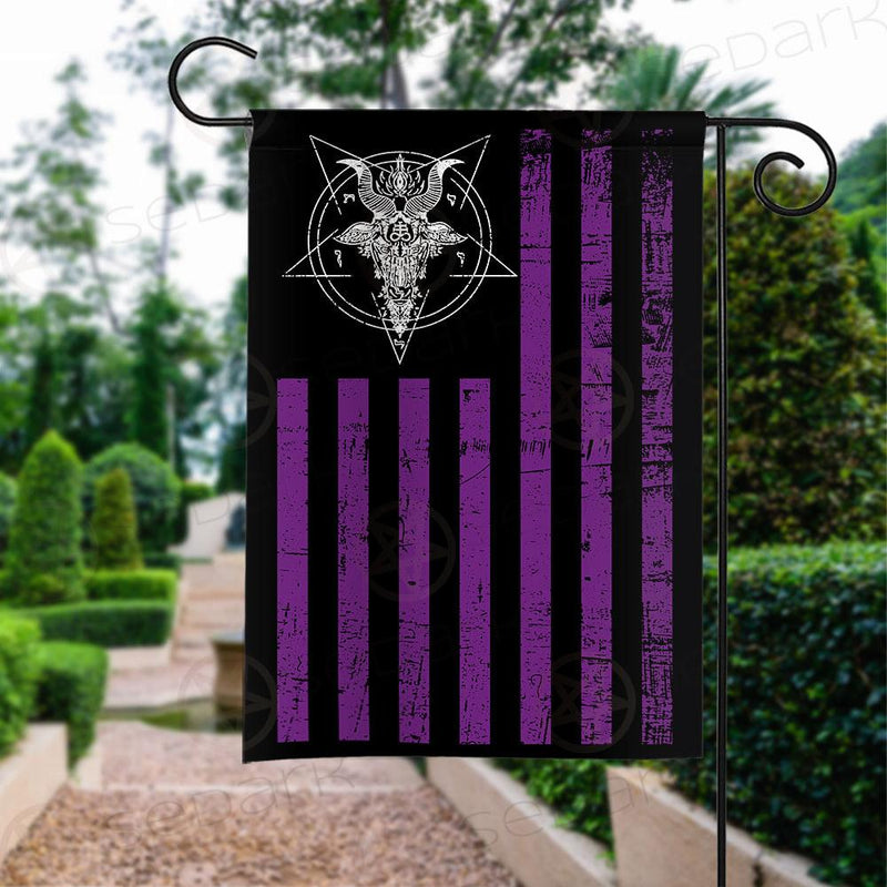 Sigil Of Baphomet Purple SED-0213 Flag