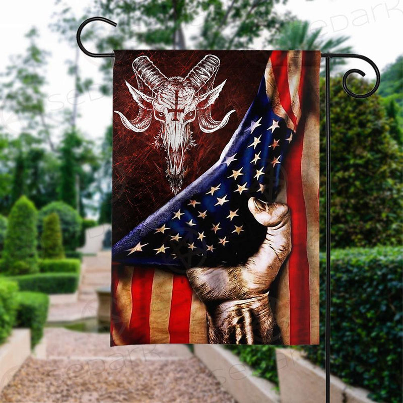 Satan Cross Inverted SED-0227 Flag