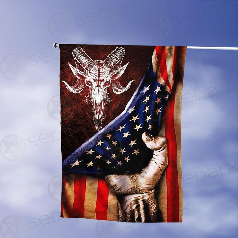 Satan Cross Inverted SED-0227 Flag