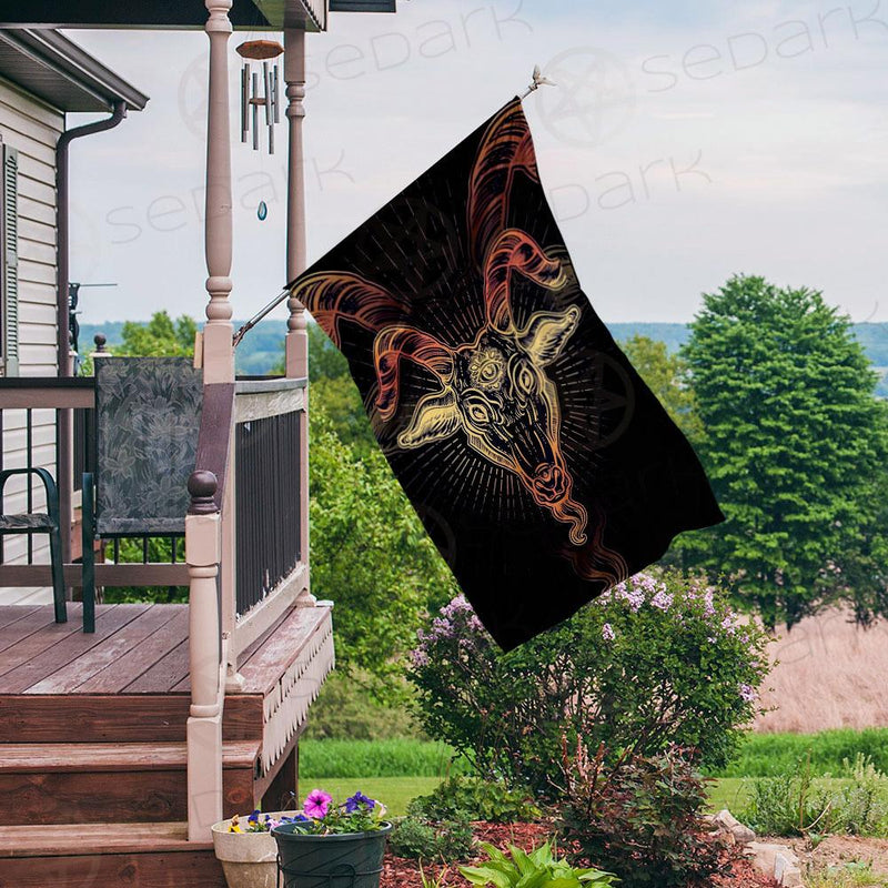 DEMON GOAT BAPHOMET SDN-1026 Flag