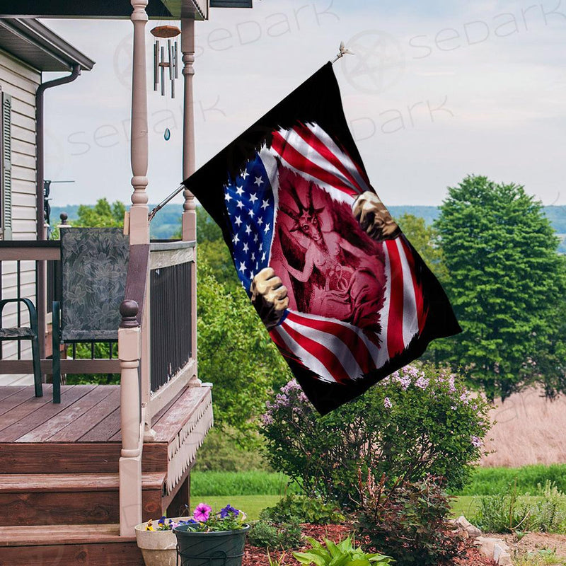 Satan Red SED-0229 Flag