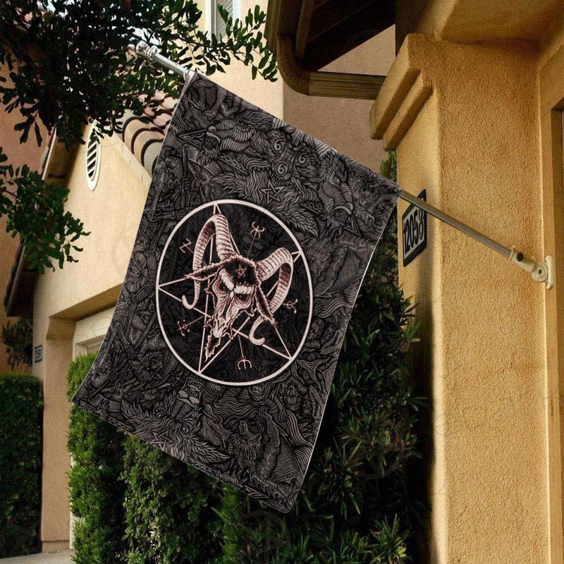 Head Pentagram SED-0253 Flag