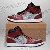 Sigil Of Baphomet Pattern Red SED-0692 Jordan Sneakers