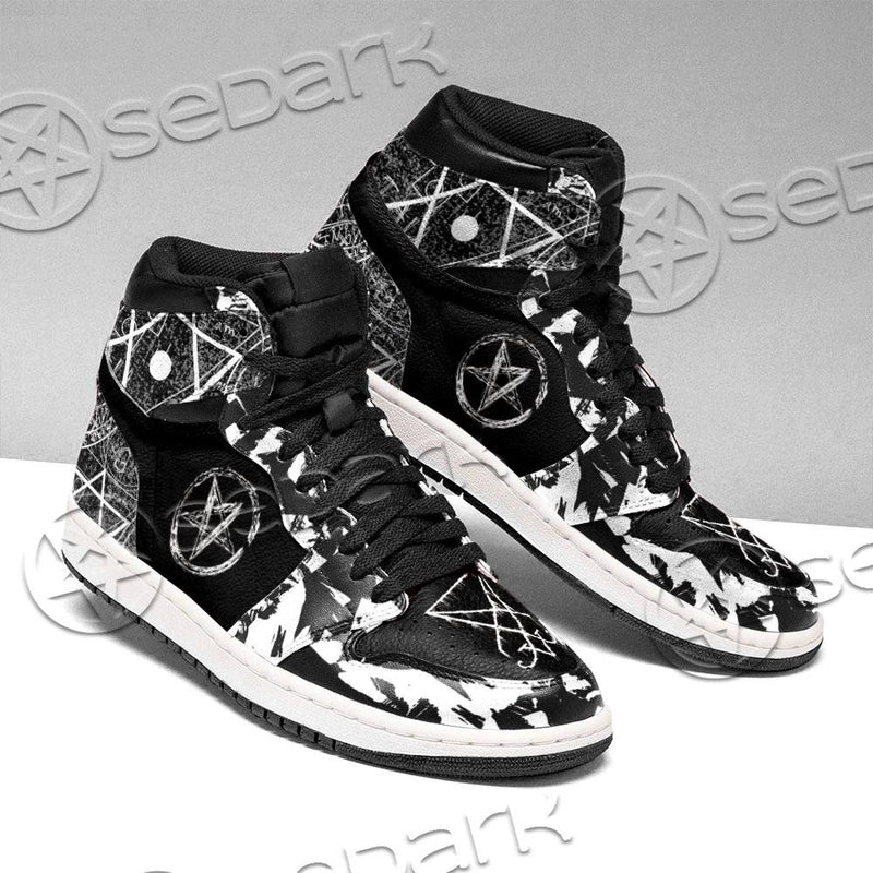 Theistic Satanism SED-0690 Jordan Sneakers