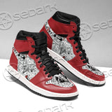 Sigil Of Baphomet Pattern Red SED-0692 Jordan Sneakers