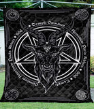 Satanic 666 Quilt Blanket
