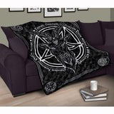 Satanic 666 Quilt Blanket