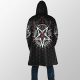Satanic 5 Letters Dream Coat - Plus Size Cloak (No Bag)