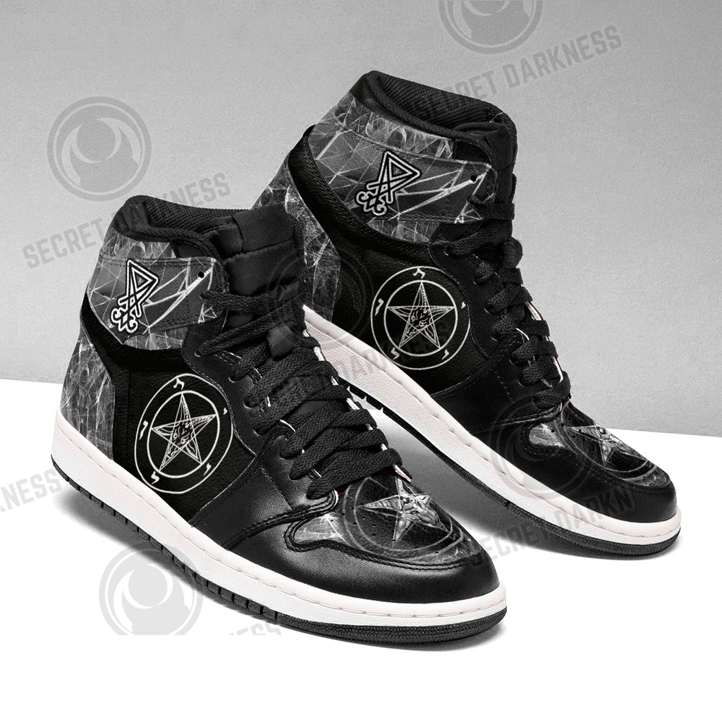 Jordan Sneakers Lucifer's Sigil - BW
