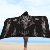 Satanic Hooded Blanket