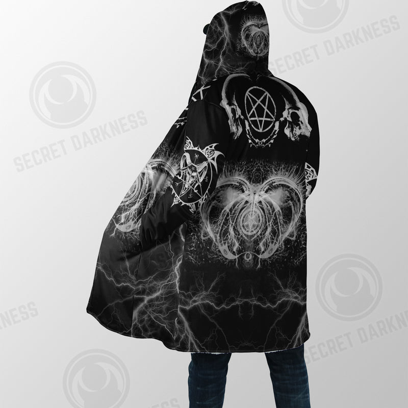 Satanic Art Dream Coat - Plus Size Cloak (No Bag)