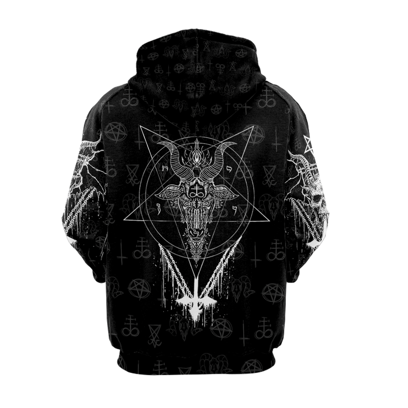 SATANIC 17 HOODIE RAGLAN SLEEVE