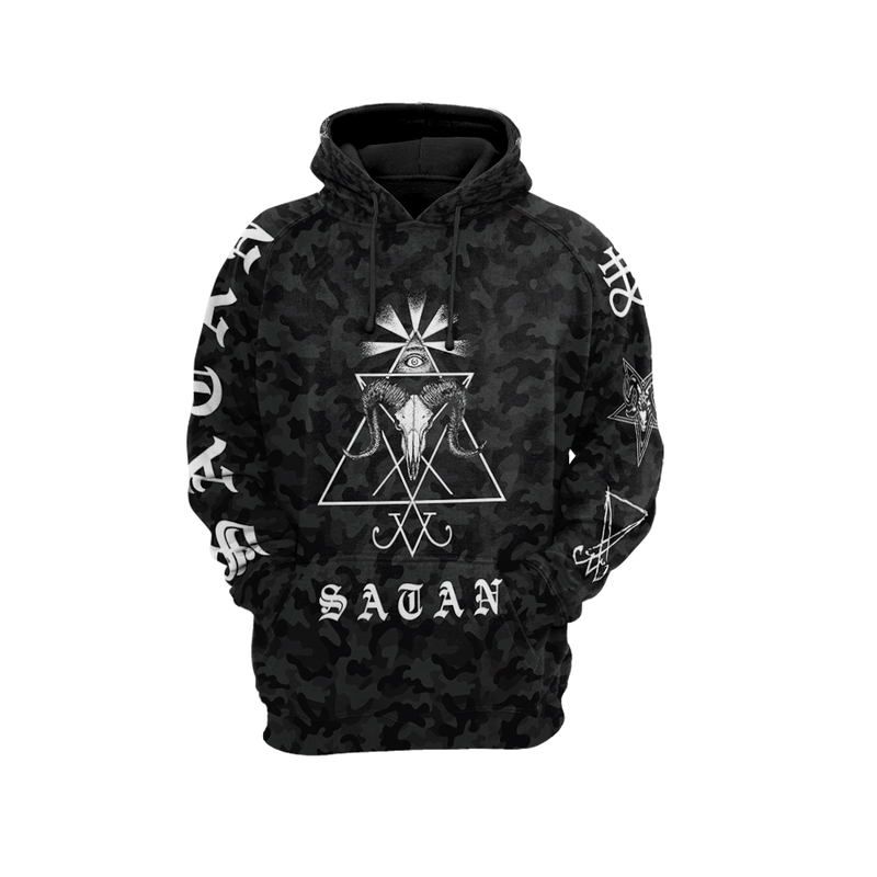 Satan Hoodie Raglan Sleeve