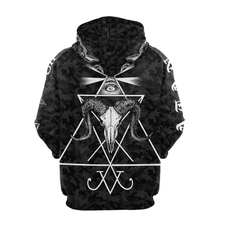 Satan Hoodie Raglan Sleeve